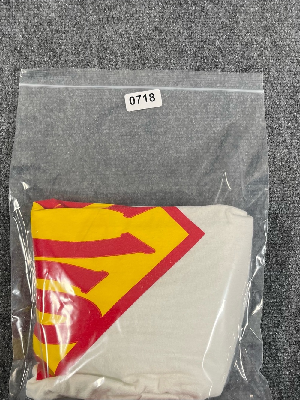 Vintage Superman Ringer Shirt Men’s Large 80s 90s Anvil Red Bar Tag Dc Comics - Picture 7 of 7